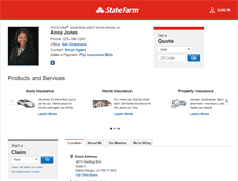 Tablet Screenshot of annamjones.com